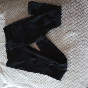 Hollister super skinny ripped stretch jeans